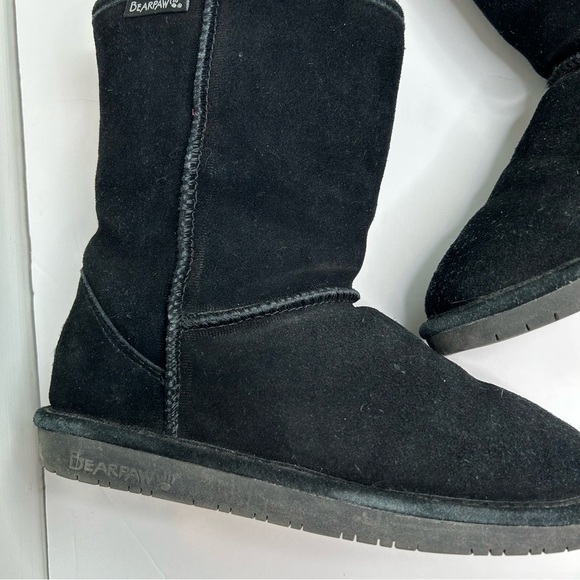 Bearpaw black suede boots‎ size 7 - Picture 9 of 12